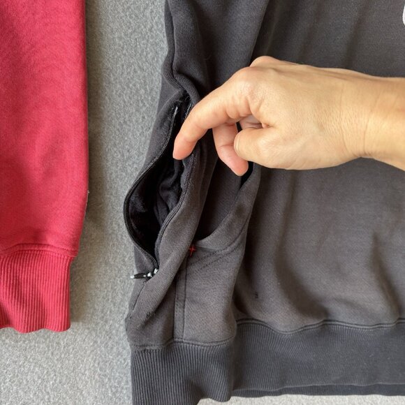 Y2K RDS Red Dragon Hoodie Mens S 3D Embroidered Logo skateboard Grunge Faded - Picture 5 of 16